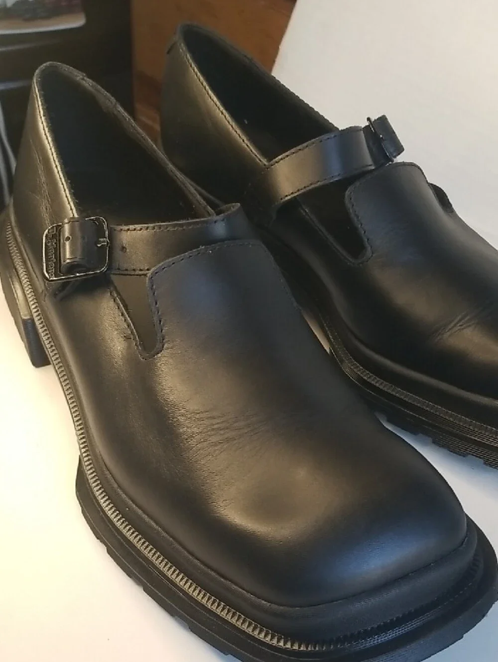 Dr. Martens polished black